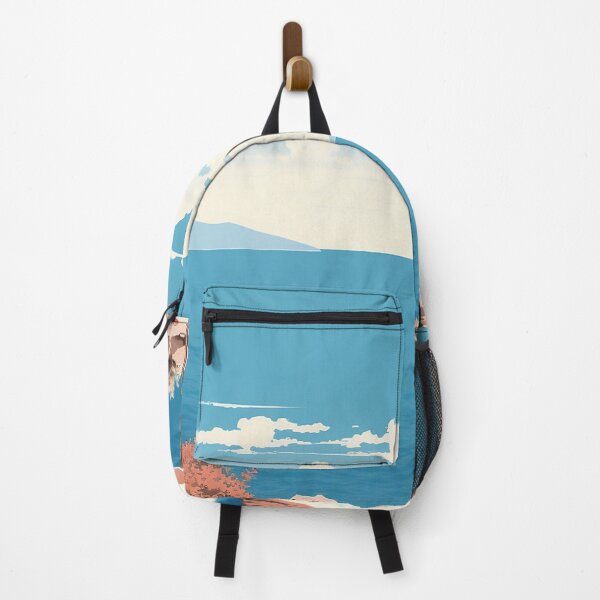 Item preview, Minimalist flat design beautiful sea view designed and sold by WallWhimsyWorks.