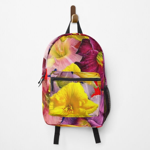 Item preview, MIXED DAY LILY FLOWERS GARDEN RED ART designed and sold by sharlesart.