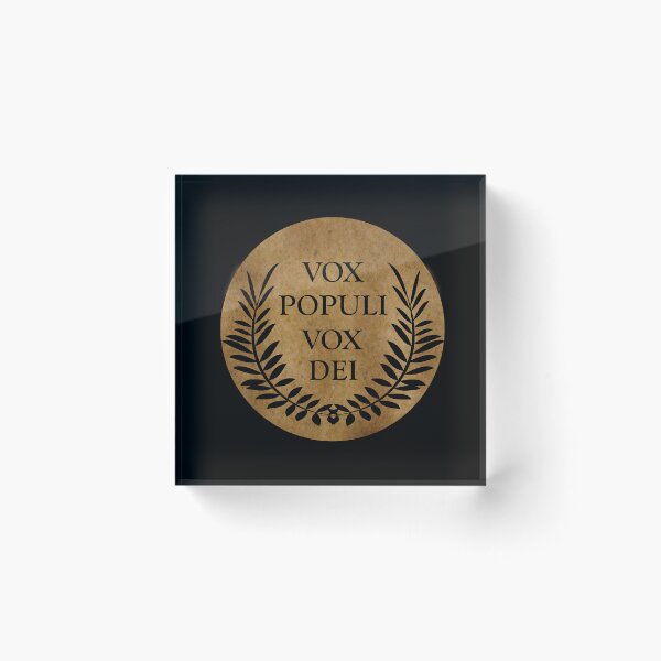 Item preview, Vox Populi, vox dei latin quote designed and sold by Alexaltay.