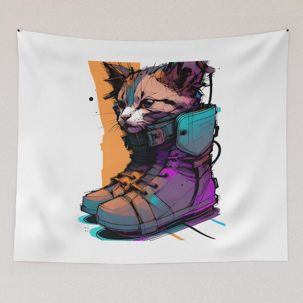 Item preview, Kitten in Boots  designed and sold by CJMarchese.