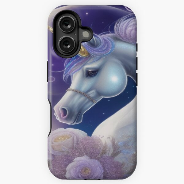 Aperçu de l'œuvre Licorne-créature mythique-fantaisie, violet, cheval créée et vendue par BirdsnStuff.