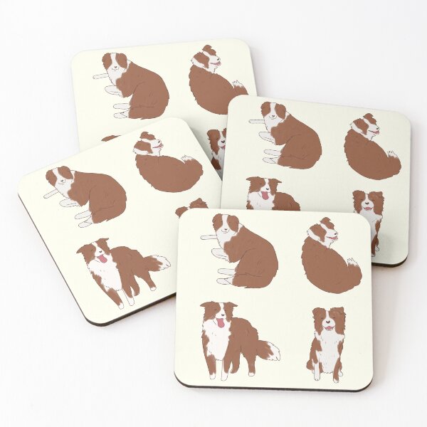 Item preview, Brown border collie pack  designed and sold by Mayarart.
