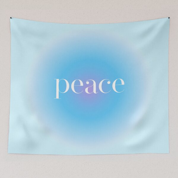 Item preview, Peace, Blue Aura - Law Of Attraction designed and sold by VibeInkDesign.