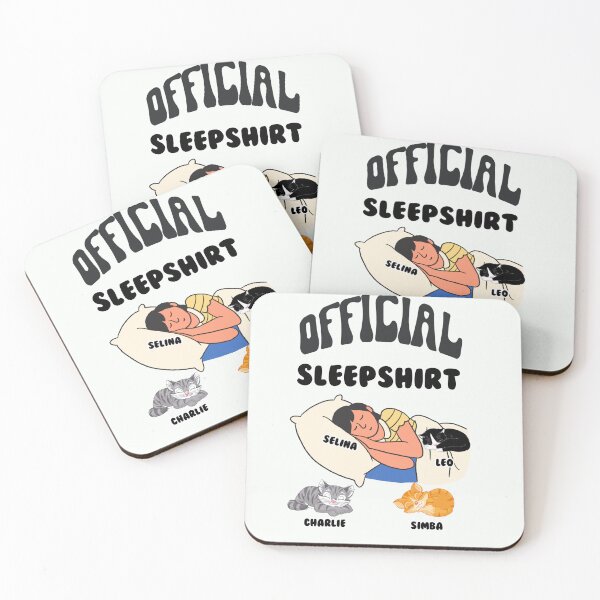 Item preview, Sleeping cat Sleepshirt 2 - Personalized Custom Unisex T-Shirt, Sleeping Pet Sleepshirt - Sleeping Cat Sleepshirt funny  designed and sold by FunyGifts.