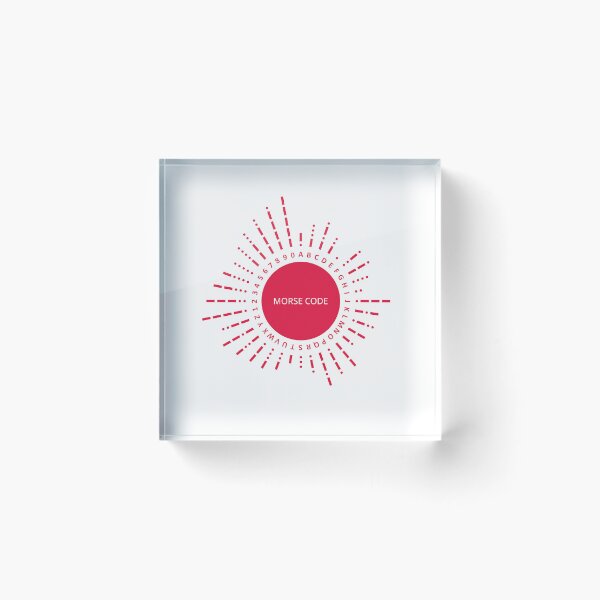 Item preview, International Morse Code Chart Letters and Numerals designed and sold by AnnSign.