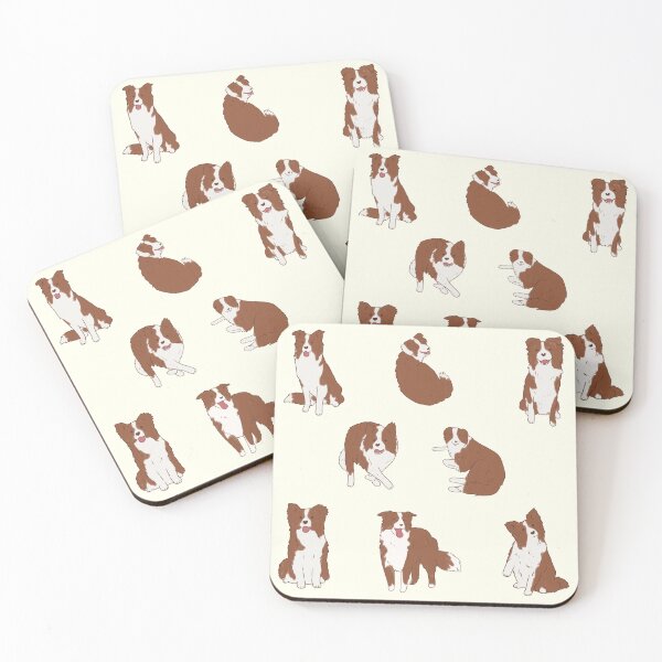 Item preview, Cute Brown border collie pack  designed and sold by Mayarart.