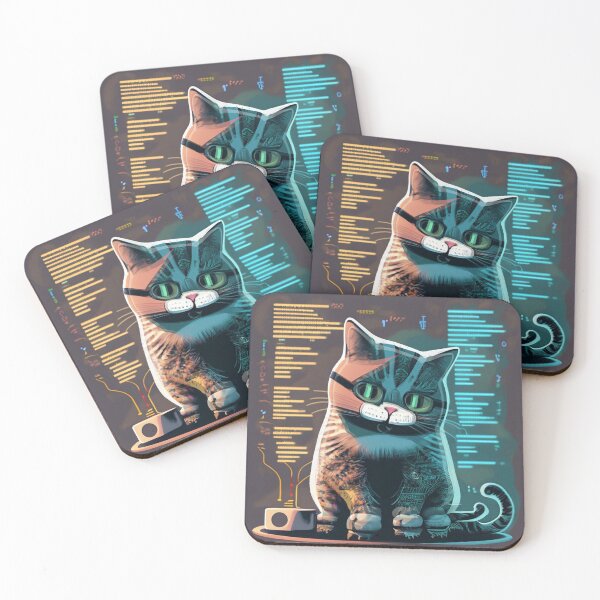 Item preview, Programmer cat designed and sold by Otisbet.