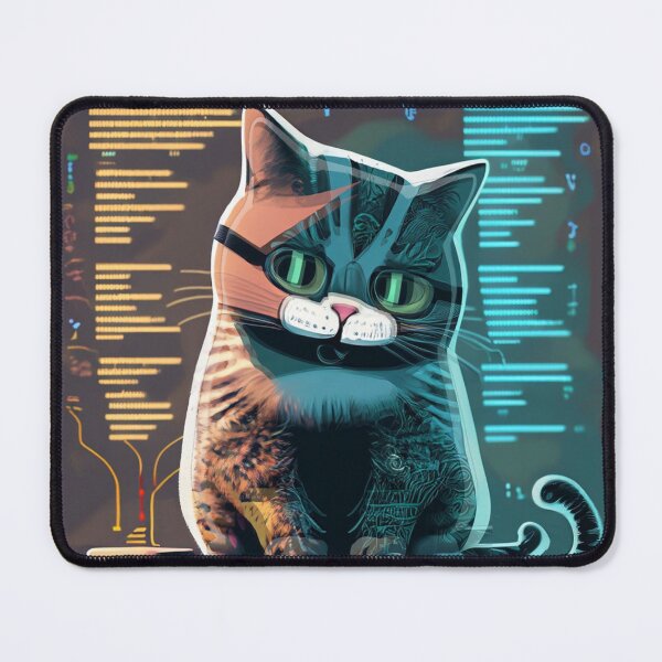 Item preview, Programmer cat designed and sold by Otisbet.