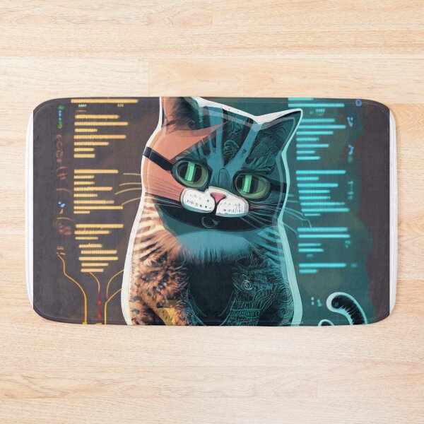 Item preview, Programmer cat designed and sold by Otisbet.