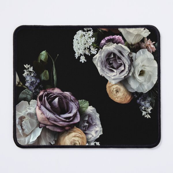 Item preview, blue tones moody floral designed and sold by thevintagenib.
