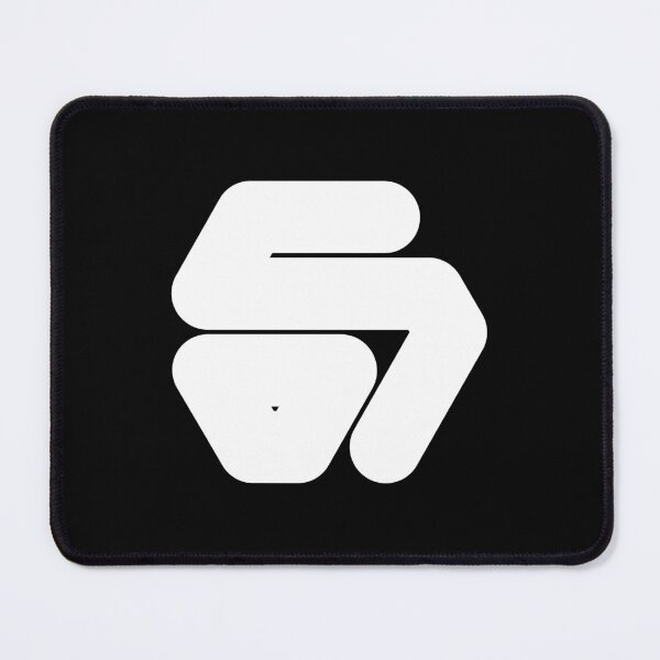 Item preview, Abstract hexagonal geometric: White Number Six (6) designed and sold by SnedLab.