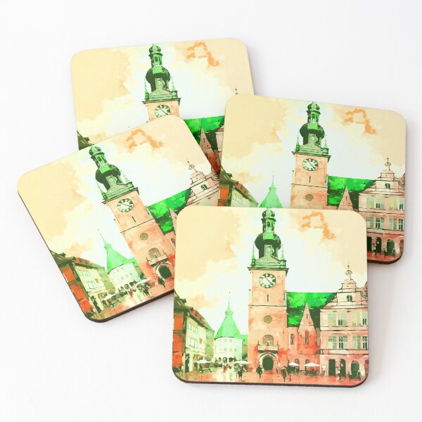 Item preview, Miltenberg Town, Germany (Colour Scheme 2) AI Generated Art.  A Timeless Tapestry of Bavarian Charm designed and sold by studioSharonKay.