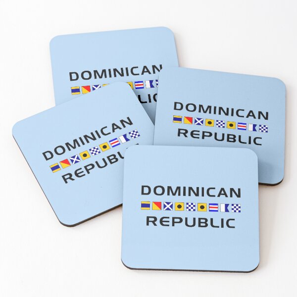 Item preview, Dominican Republic Nautical Sailing Flags Light-Color designed and sold by TinyStarAmerica.