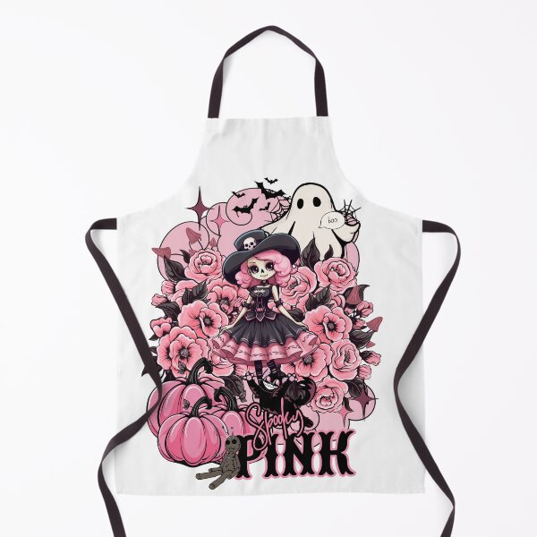 Item preview, Halloween Retro Spooky Pink Design designed and sold by NatureArtDecor.