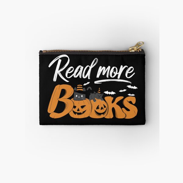 Item preview, Read More Books, Funny Halloween Black Cats and Pumpkins designed and sold by Ridaelb.