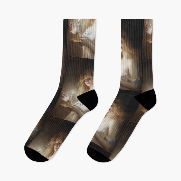 Item preview, A Young Lady Lit by Candlelight - Léon-François Comerre designed and sold by tvdlovership.