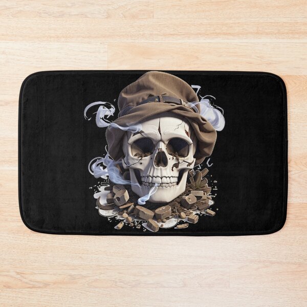 Item preview, Skull Smoking Joint designed and sold by TrendyPalette.