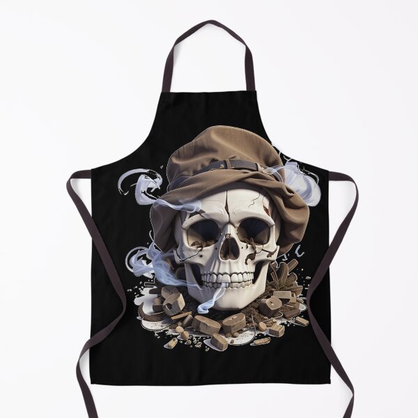 Item preview, Skull Smoking Joint designed and sold by TrendyPalette.