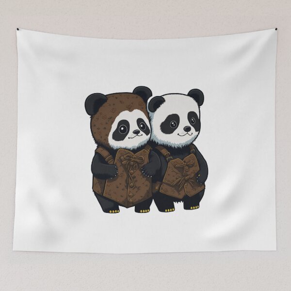 Item preview, Cute Panda couple designed and sold by Rosamose.