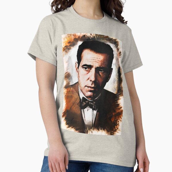 Vista previa del artículo con la obra «Retrato de Humphrey Bogart», diseñado y vendido por Naumovski.