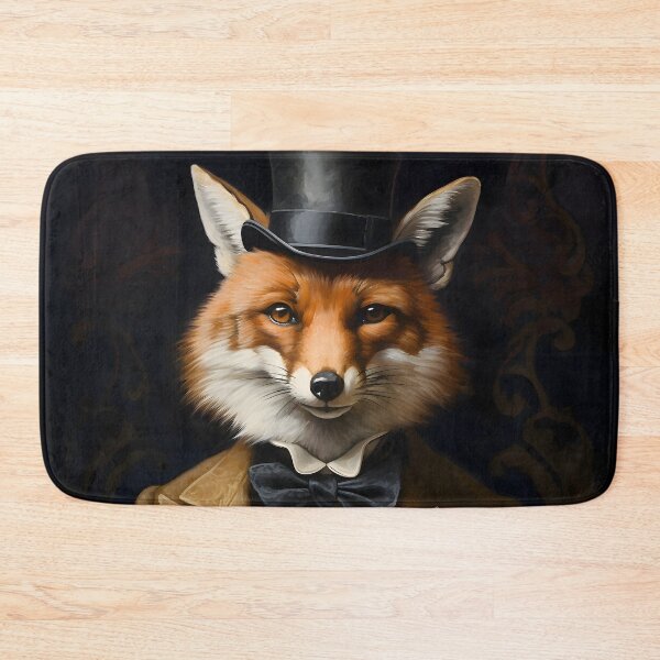 Item preview, Dapper Fox Portrait Art designed and sold by ConfettiSkyArt.