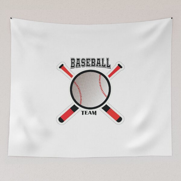 Aperçu de l'œuvre Vintage Baseball États-Unis créée et vendue par Beenalixe.