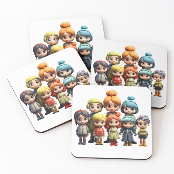 Item preview, Land of Adorable Friends: Dolls and Animated Characters 4 designed and sold by artyfull.