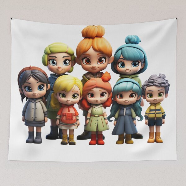 Item preview, Land of Adorable Friends: Dolls and Animated Characters 4 designed and sold by artyfull.