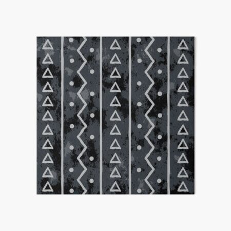 Item preview, Arrow Mud Cloth Pattern Black and Gray designed and sold by tonymagnerart.