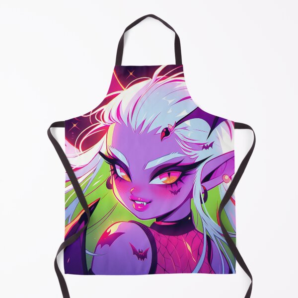 Item preview, Cute Purple Bat Wing Succubus Anime Girl designed and sold by bubblegoth.