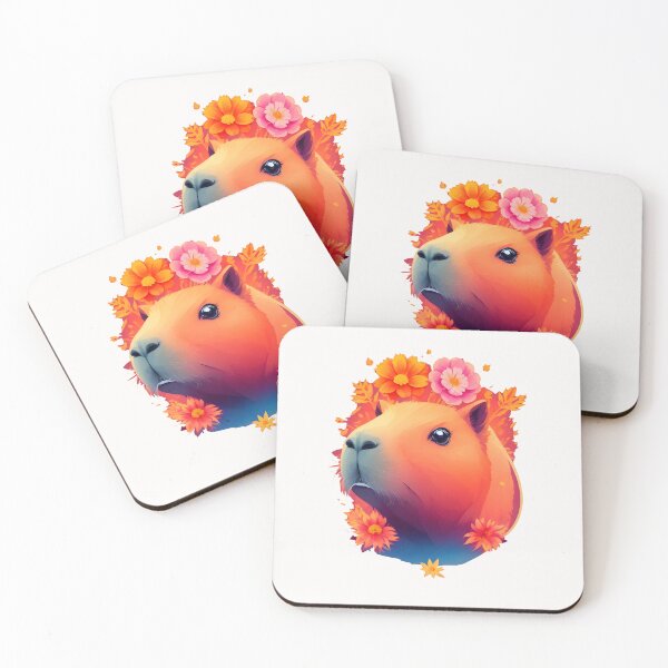 Item preview, Tranquil Capybara Amidst a Garden of Dreams designed and sold by Bulbuc.