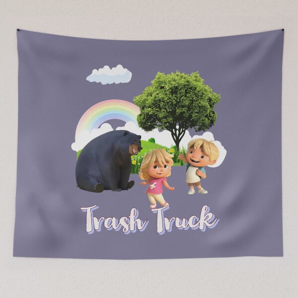 Item preview, trash truck animation , trash truck fans, trash truck netflix designed and sold by IKERAS.
