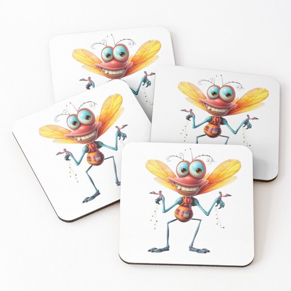 Item preview, Funny colorful mosquito designed and sold by Dreamtodream.