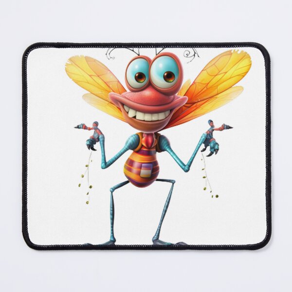 Item preview, Funny colorful mosquito designed and sold by Dreamtodream.