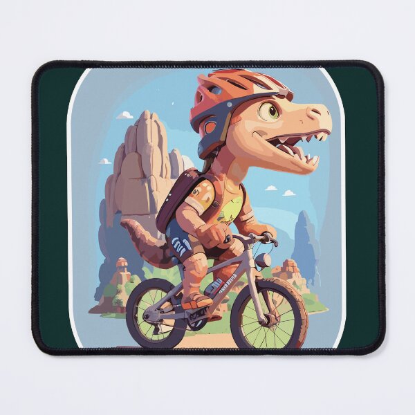 Item preview, cyclist dinosaur designed and sold by Lion-ZG21.