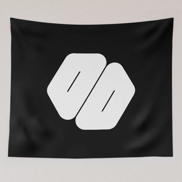 Item preview, Abstract hexagonal geometric: White Number Zero (0) designed and sold by SnedLab.