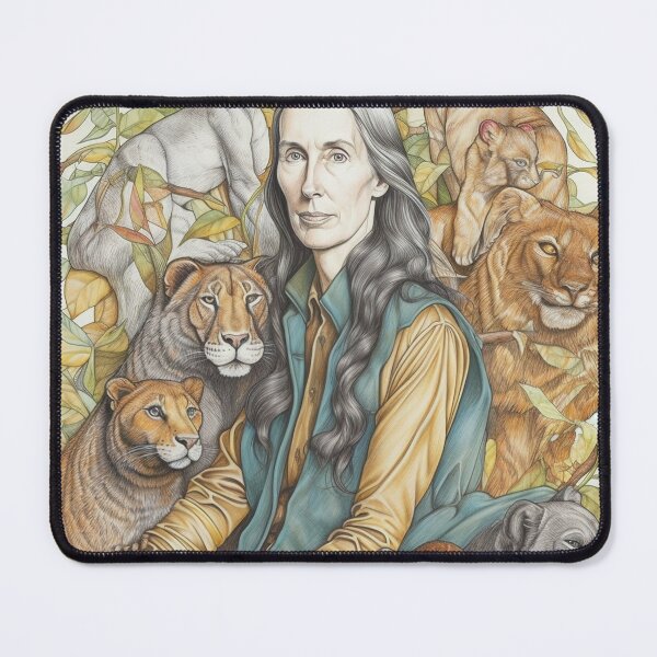 Item preview, Jane Goodall scientist designed and sold by ComicsFactory.