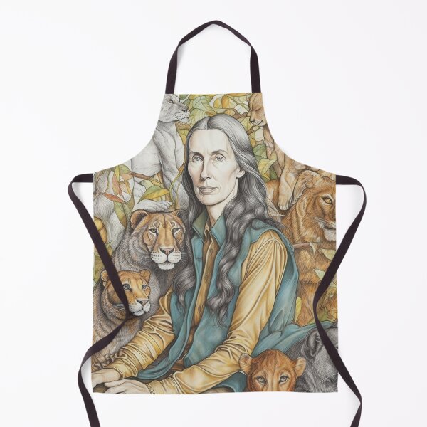 Item preview, Jane Goodall scientist designed and sold by ComicsFactory.