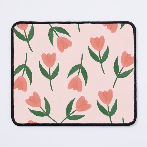 Item preview, Pink Tulip Pattern designed and sold by designs delight.