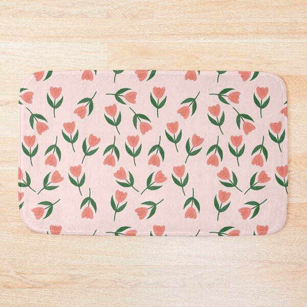 Item preview, Pink Tulip Pattern designed and sold by designs delight.
