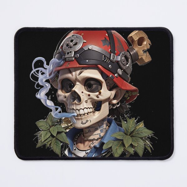 Item preview, Skull Smoking Joint designed and sold by TrendyPalette.
