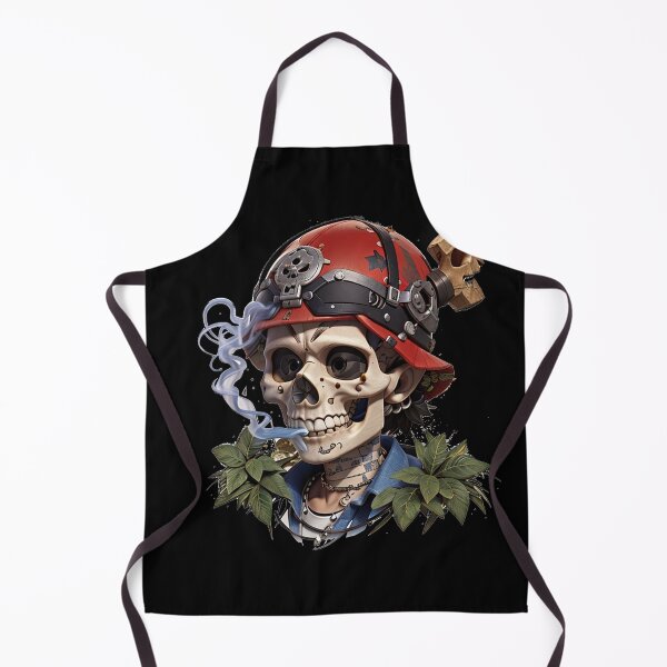 Item preview, Skull Smoking Joint designed and sold by TrendyPalette.