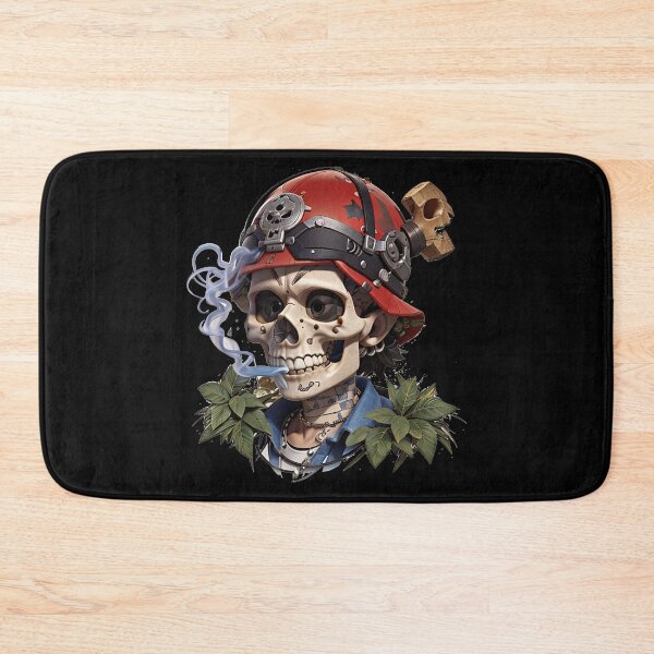 Item preview, Skull Smoking Joint designed and sold by TrendyPalette.