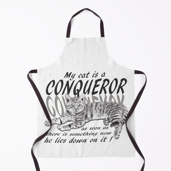 Item preview, Conquering cat - graphite version, text in english designed and sold by SylvieG18.