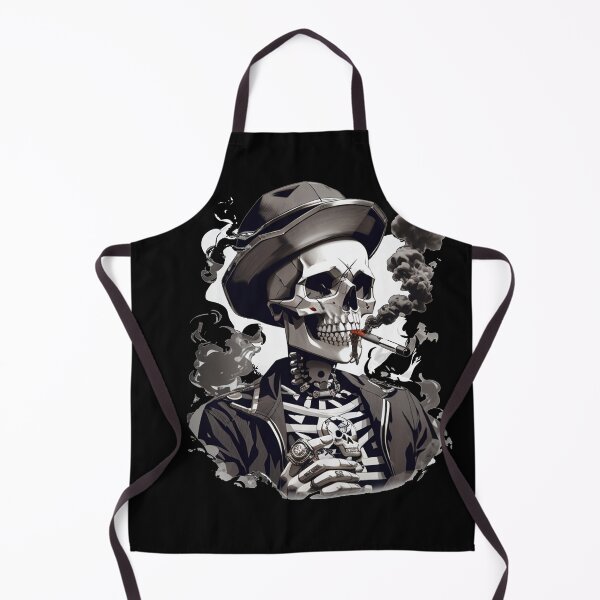 Item preview, Skull Smoking Joint designed and sold by TrendyPalette.