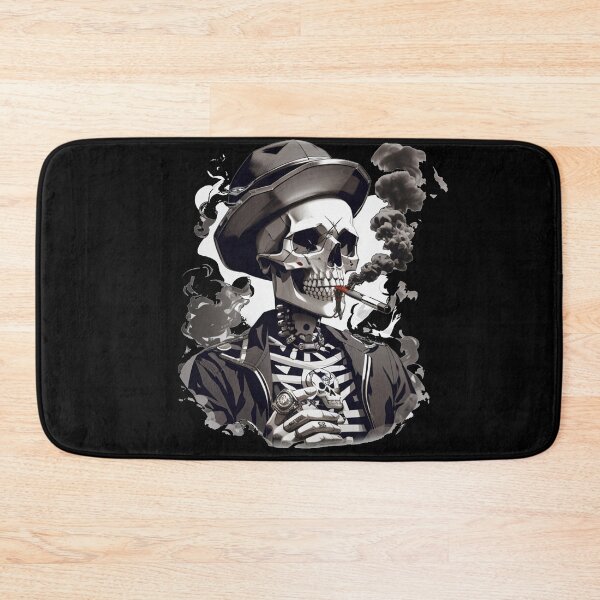 Item preview, Skull Smoking Joint designed and sold by TrendyPalette.