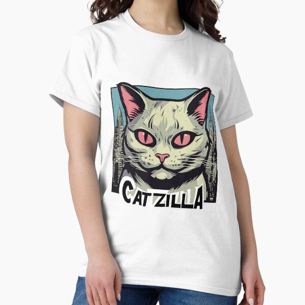 Vista previa del artículo con la obra «Catzilla», diseñado y vendido por isurudinushaper.