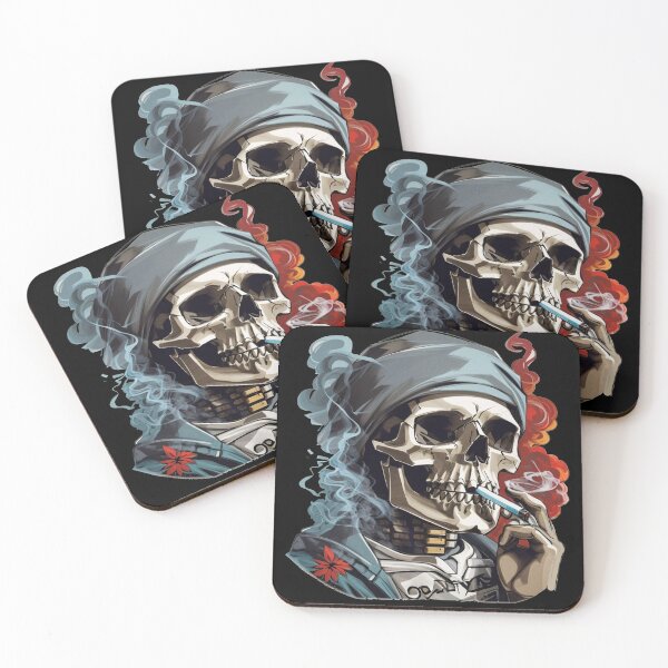 Item preview, Skull Smoking Joint designed and sold by TrendyPalette.