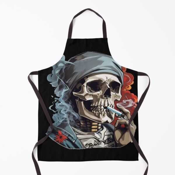 Item preview, Skull Smoking Joint designed and sold by TrendyPalette.