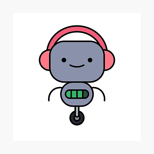 Item preview, Happy Lil Robot designed and sold by joseanaya.